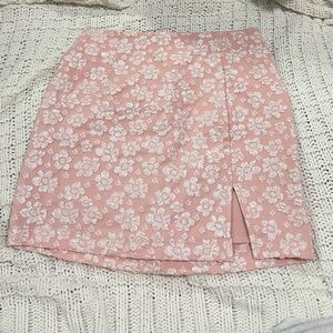 Floral Pink Skirt